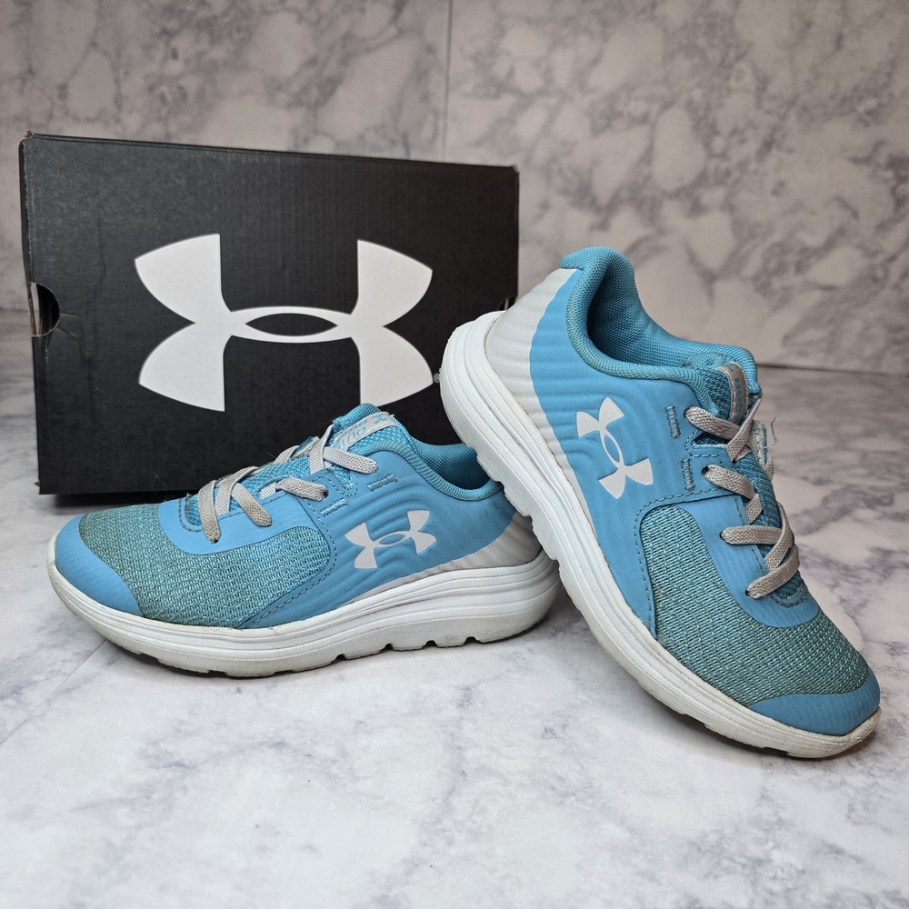 Under Armour Kids Outhustle Sneakers 11K No Tie Blue